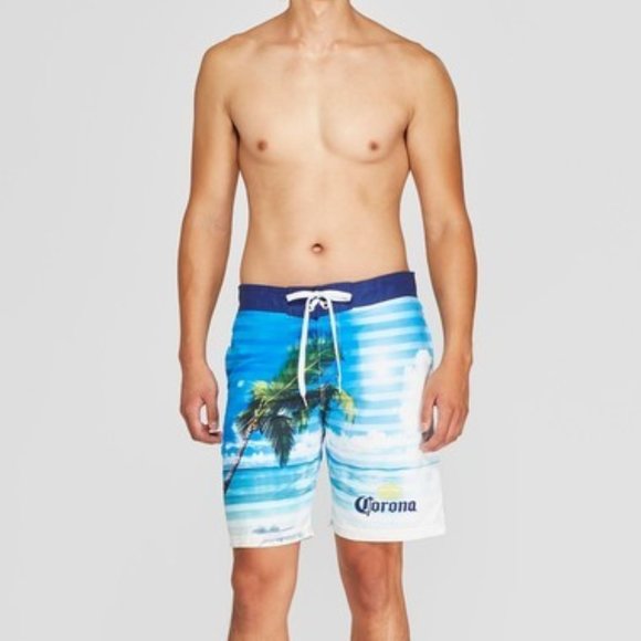 NWT Corona Beer Men's 9.5" Board Shorts - … - Picture 3 of 3